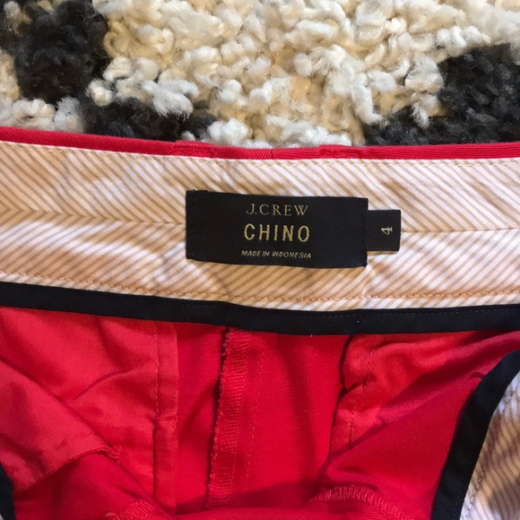 🆕NWOT J. Crew Red Chino Shorts - Picture 6 of 7
